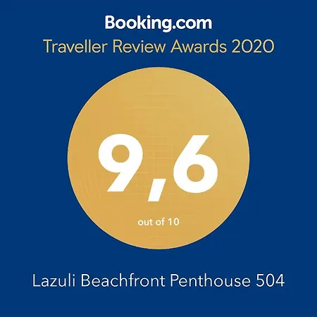 Lägenhet Lazuli Beachfront Penthouse 504 *